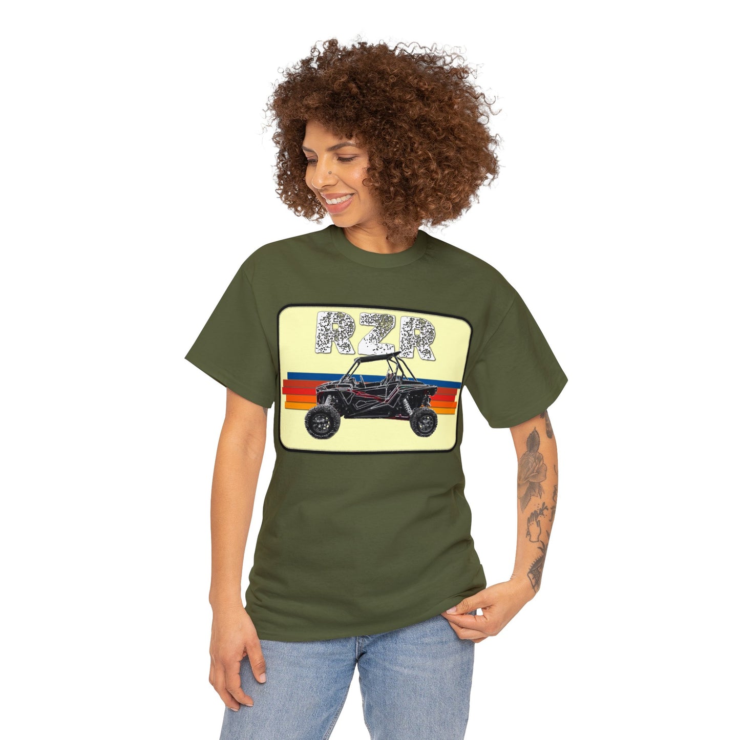 RZR UTV Side By Side 4x4 Off Road ATC Heavy Cotton Tee