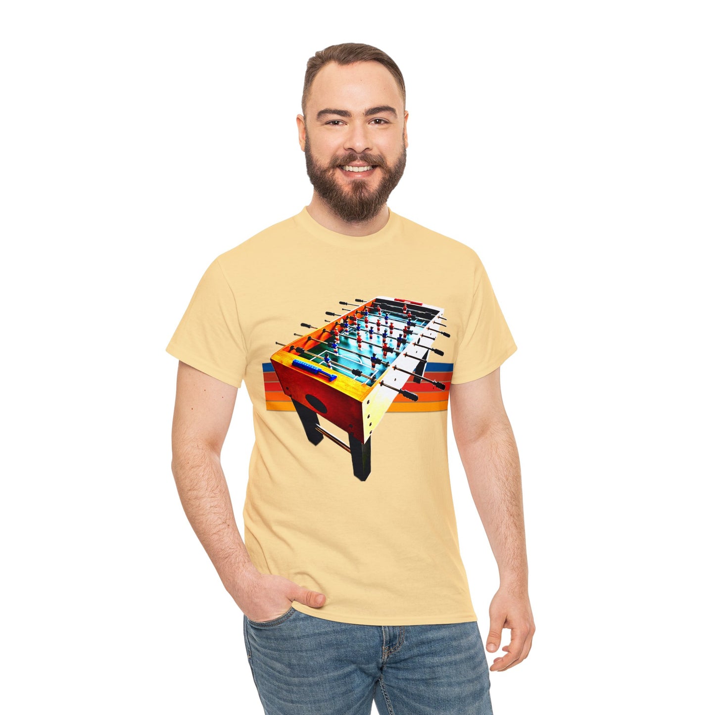 Table Soccer, Soccer Toy Game, Foos, Ball Soccer, Table Football Heavy Cotton Tee