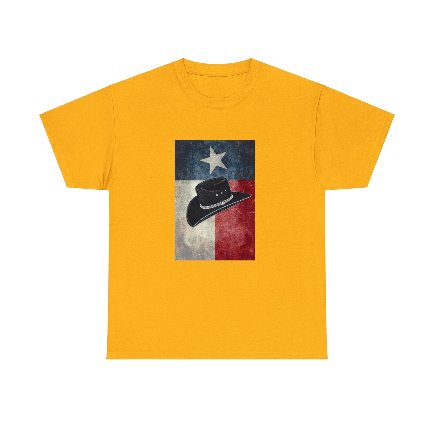Vintage Retro Cowboy Cowgirl Hat Stetson Heavy Cotton Tee