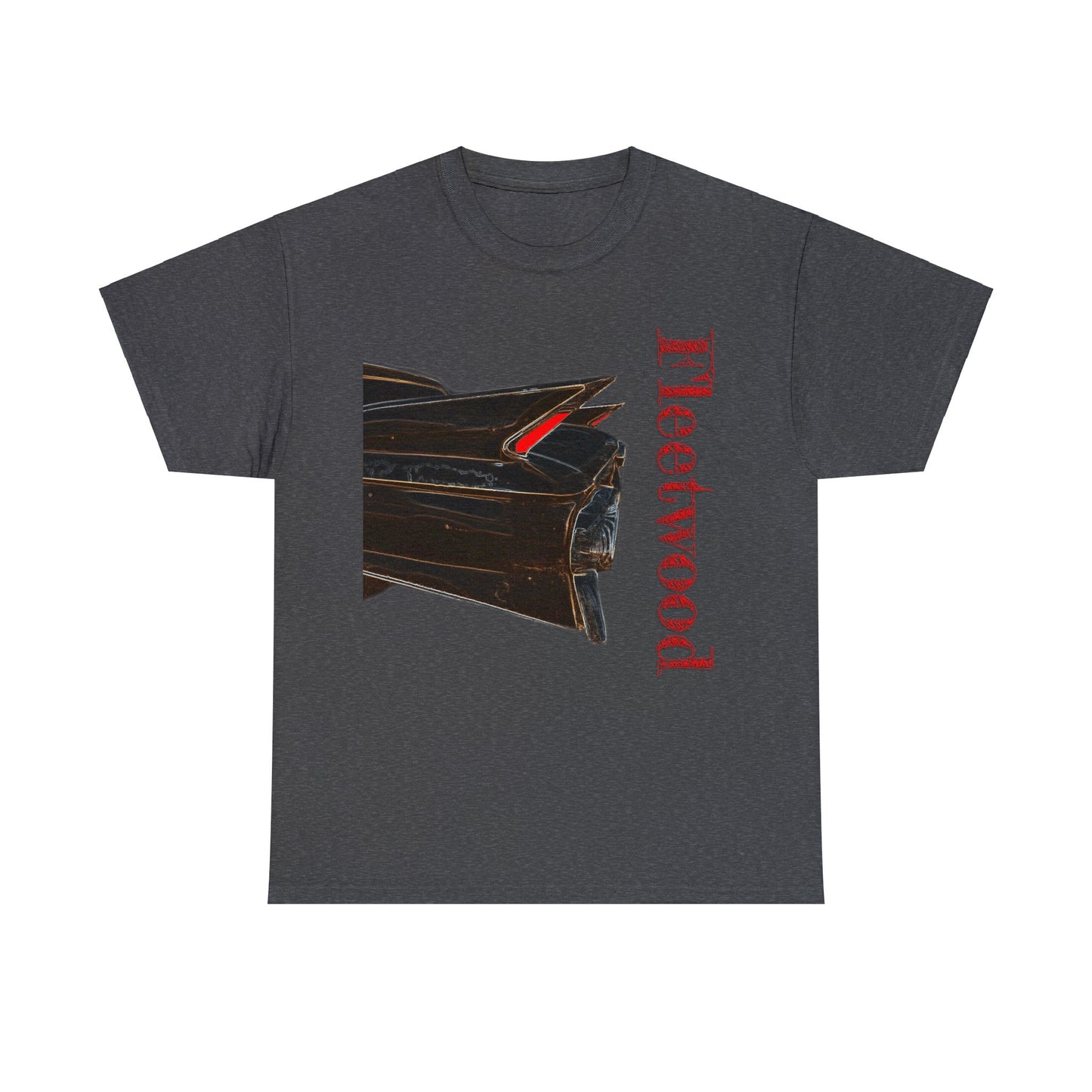 Caddy Fleetwood 1961 Vintage Tail Fins, Vintage American Car Heavy Cotton Tee