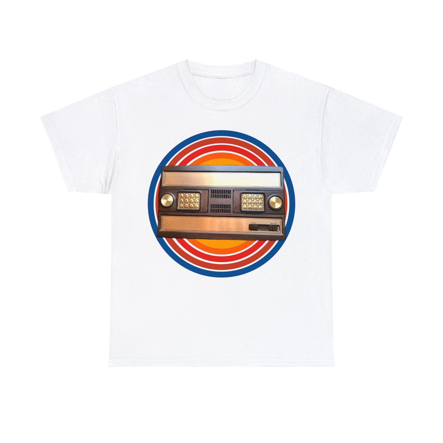Vintage 1980's Video Game Console, Retro Home Video Game Heavy Cotton Tee
