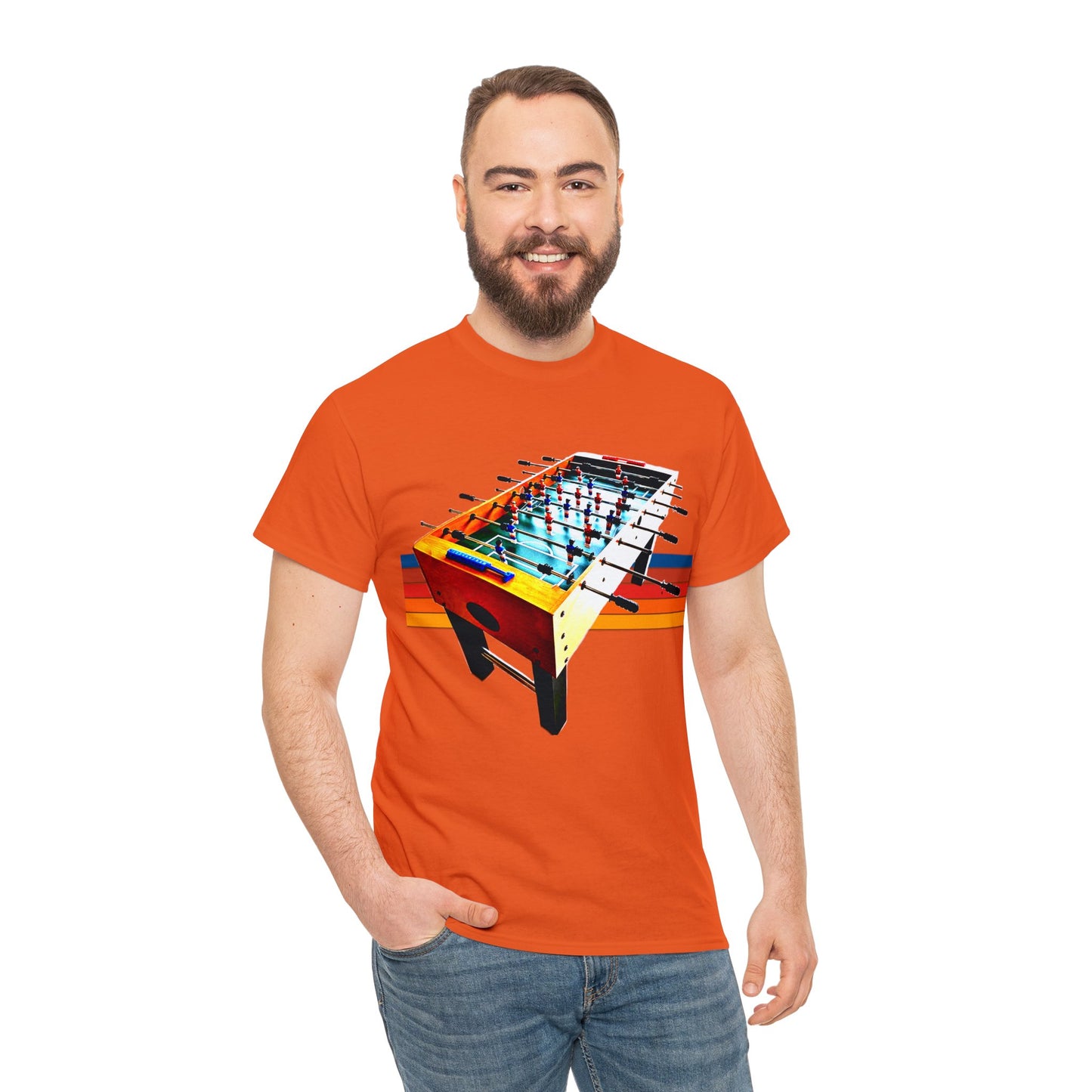Table Soccer, Soccer Toy Game, Foos, Ball Soccer, Table Football Heavy Cotton Tee