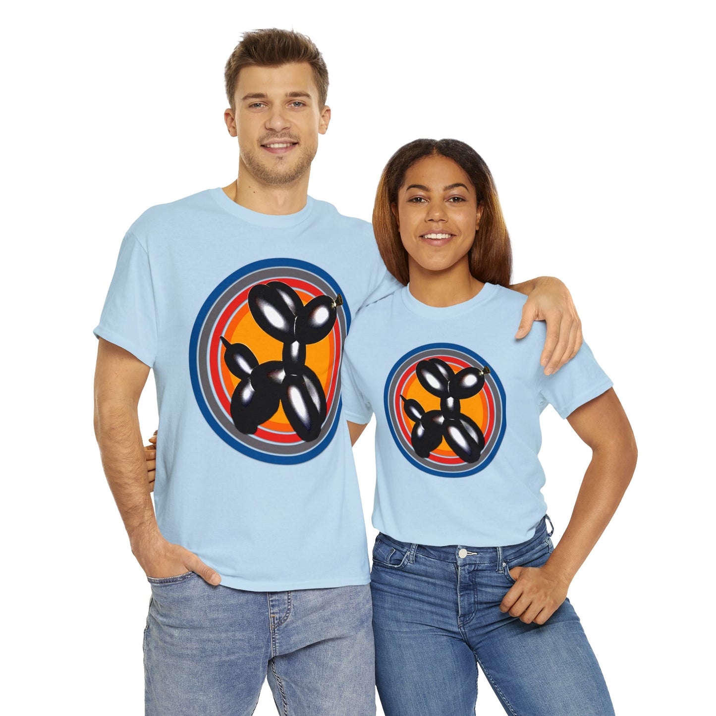 Balloon Animal Dog, Fun Balloon Dog, Circus Balloons Heavy Cotton Tee