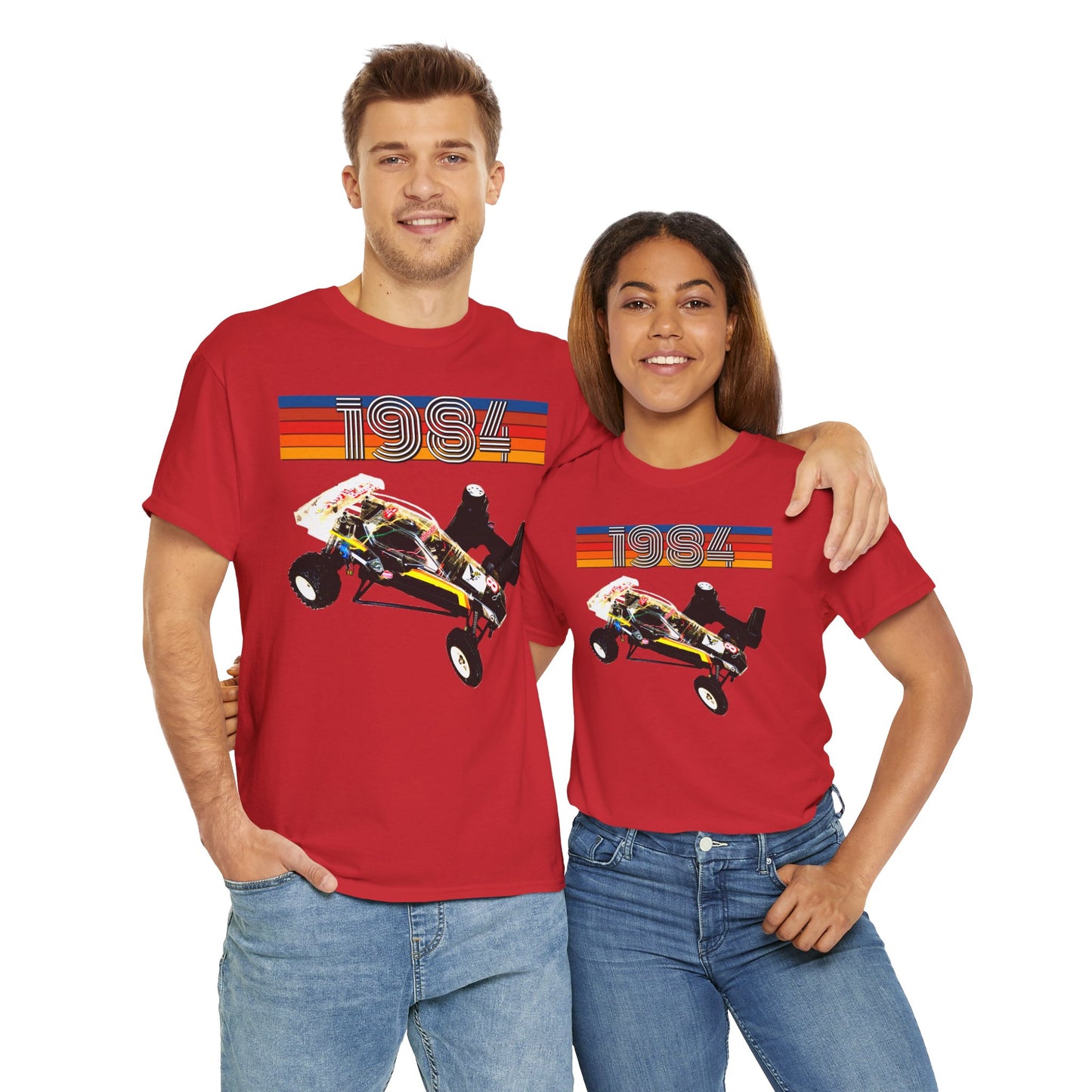 Vintage RC Hornet Car, Dune Desert Buggy, Sand Rail Car, Off Road Cart Heavy Cotton Tee