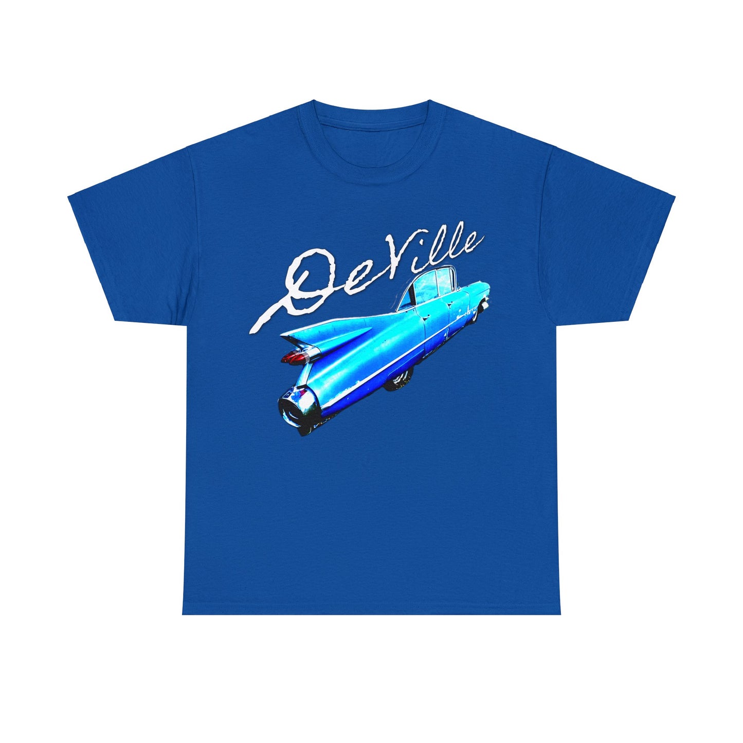 Deville Car, Antique American Car, Retro American Car, Caddy Heavy Cotton Tee