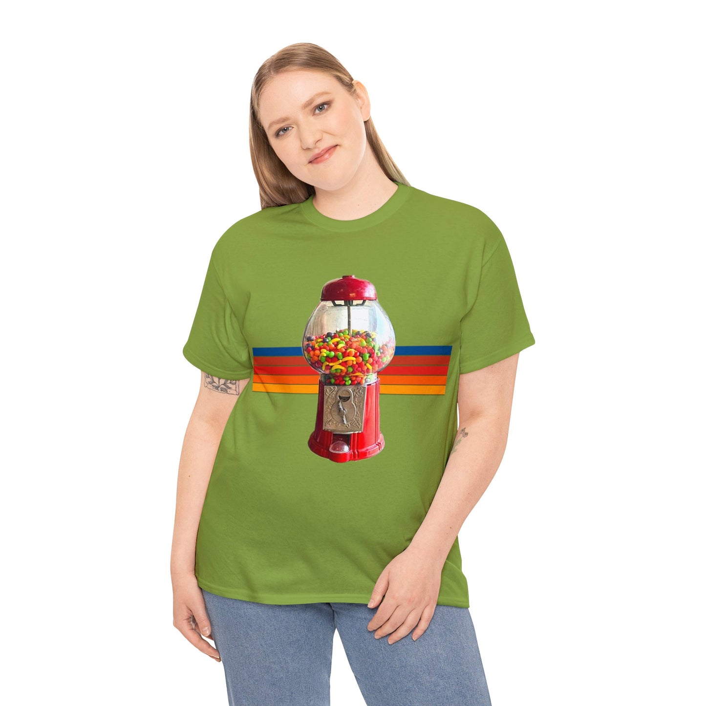 Candy Vending Machines, Gumball Machines, Coin Op Toy Dispenser Heavy Cotton Tee
