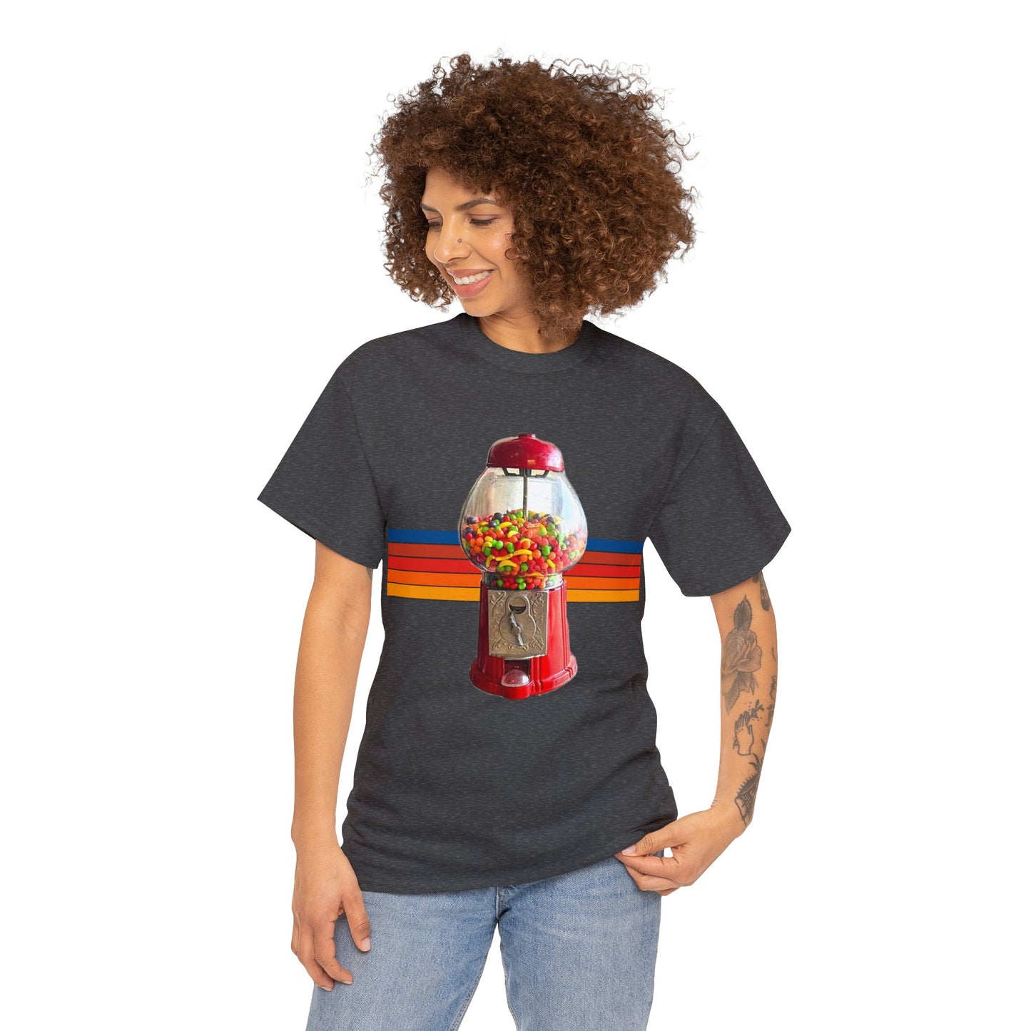 Candy Vending Machines, Gumball Machines, Coin Op Toy Dispenser Heavy Cotton Tee