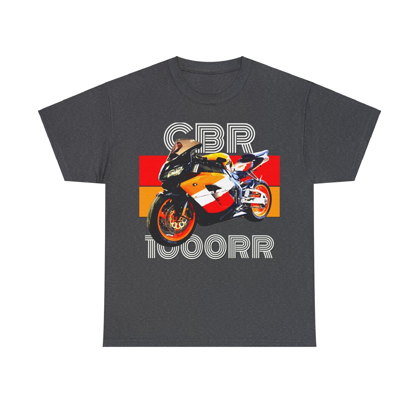 CBR 1000RR Motorcycle, Vintage Street Bike, Street Motorcycle, Sport Bike Heavy Cotton Tee