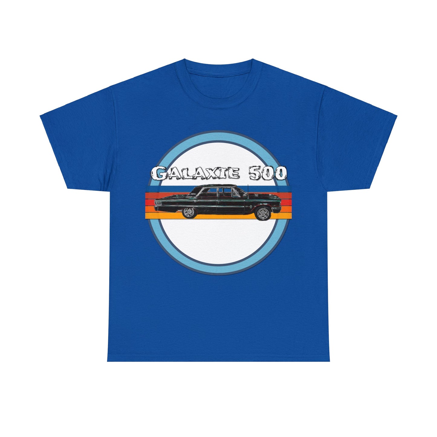 1960's Galaxie 500 Vintage American Muscle Car Heavy Cotton Tee
