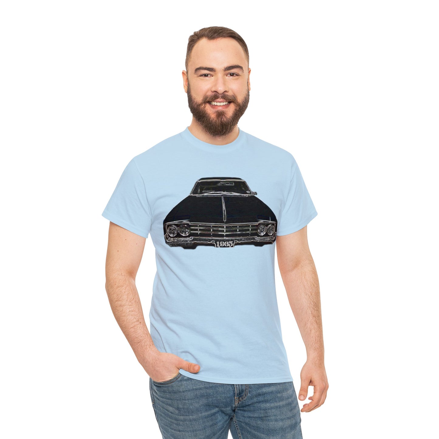 1965 Oldsmobile, Vintage Car, Retro Car Heavy Cotton Tee