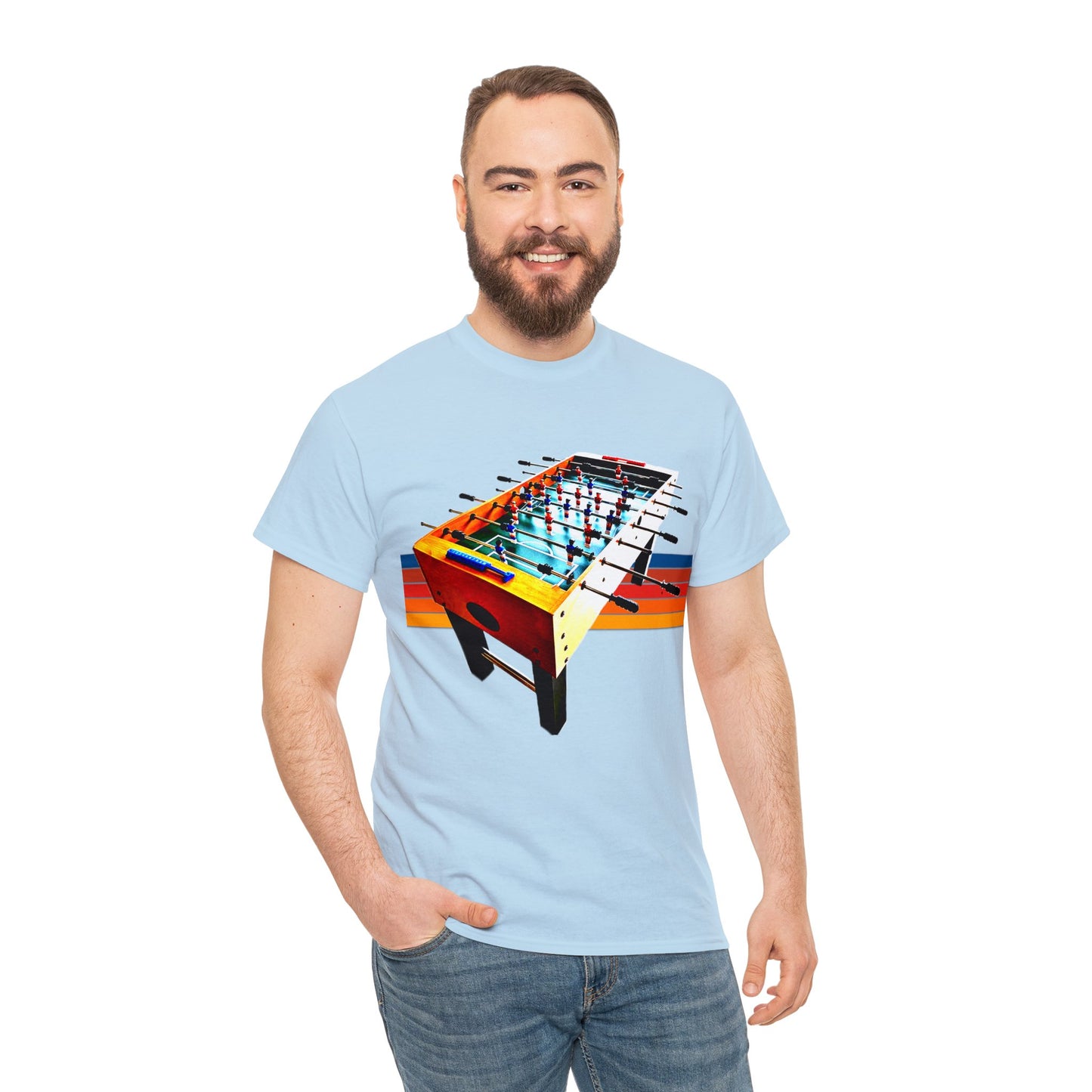 Table Soccer, Soccer Toy Game, Foos, Ball Soccer, Table Football Heavy Cotton Tee