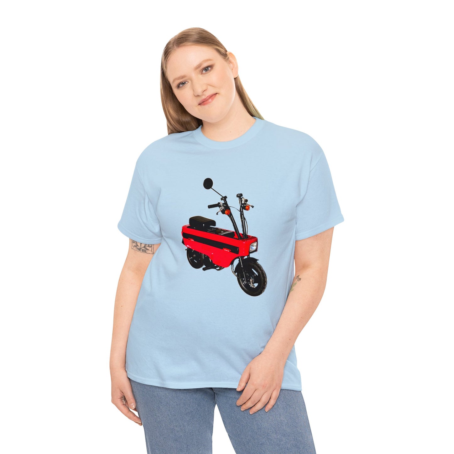 Motocompo Scooter Mini Bike Motorcycle Moped Heavy Cotton Tee