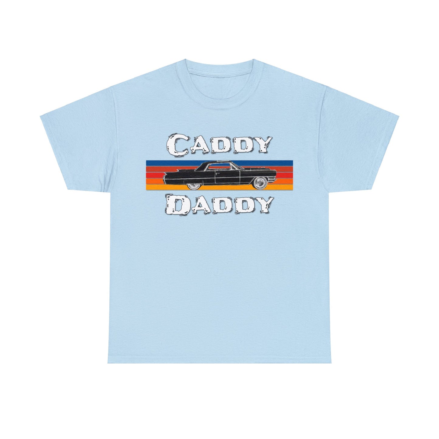 Cadillac, Vintage Car, Caddy Daddy, Retro DeVille Heavy Cotton Tee