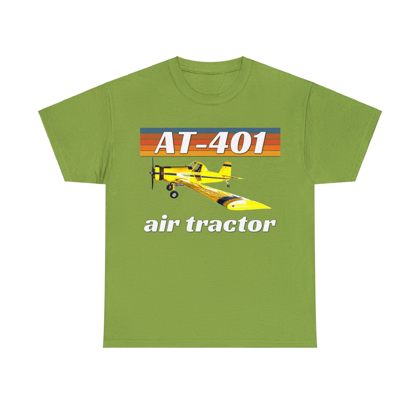 AT 401 Crop Duster Plane, Air Tractor Airplane, Farming Airplane Heavy Cotton Tee