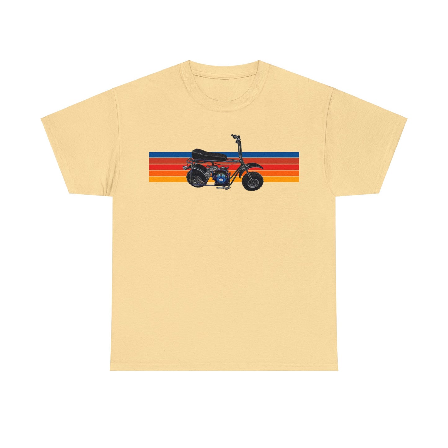 Vintage Mini Bike, Moped, Mini Motorcycle, Scooter Heavy Cotton Tee