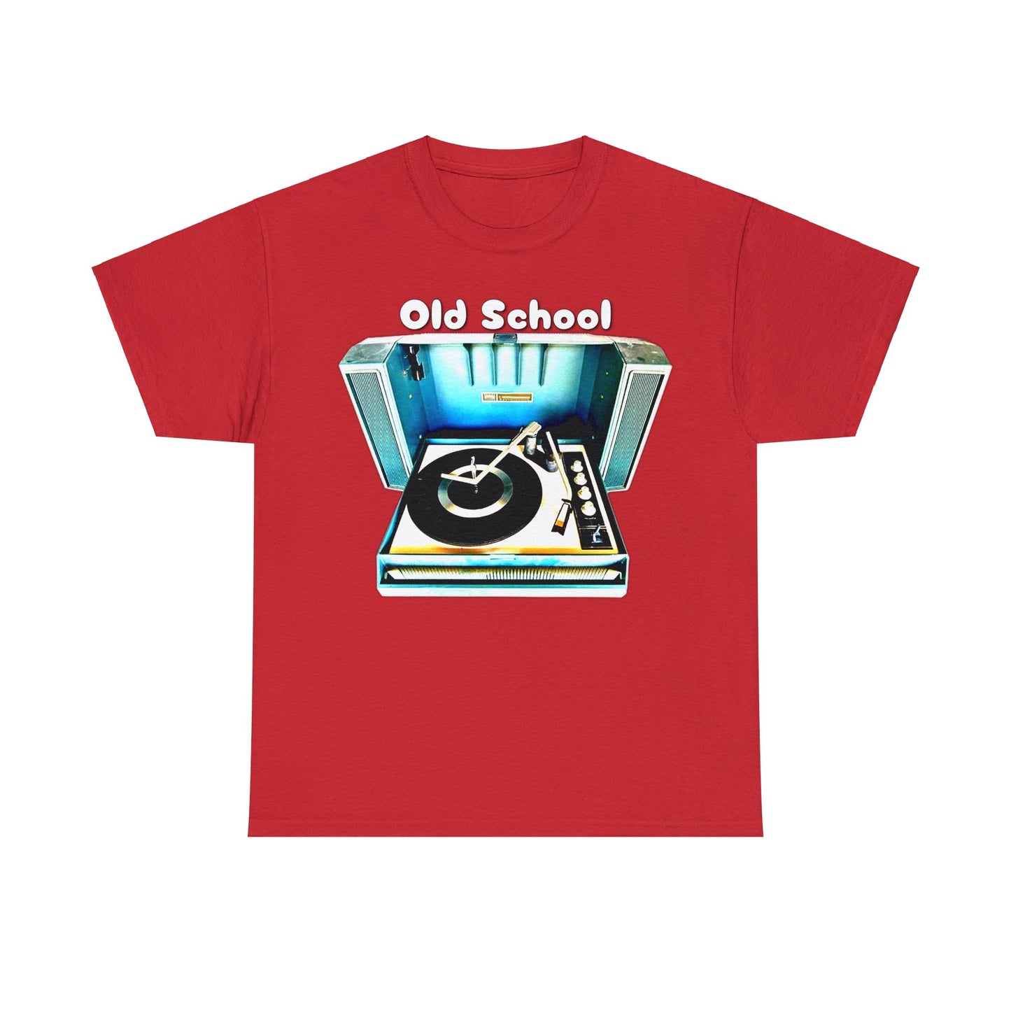 Vintage Record Player, Old School Stereo, Wildcat Portable Record Player Heavy Cotton Tee