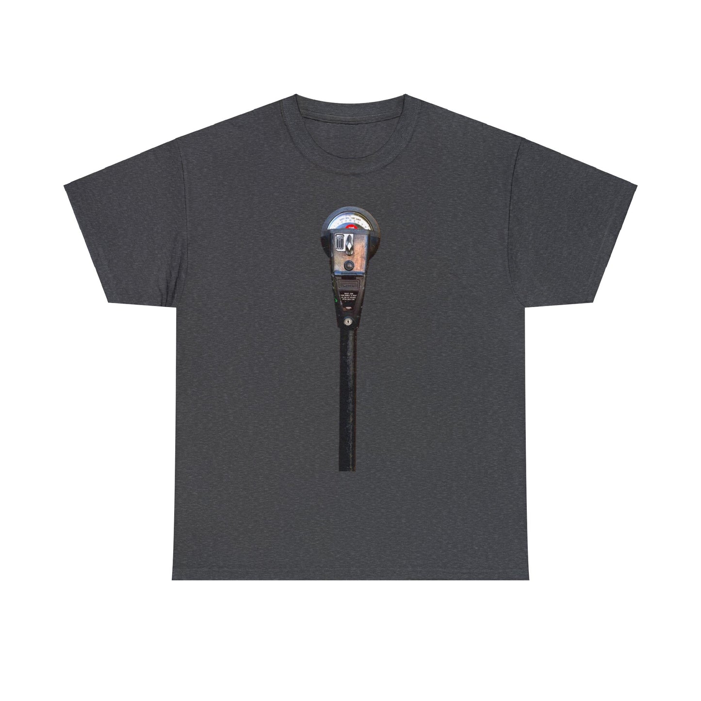 Parking Meter, Vintage Parking Spot Meter, Coin Operated Parking Meter Timer Heavy Cotton Tee