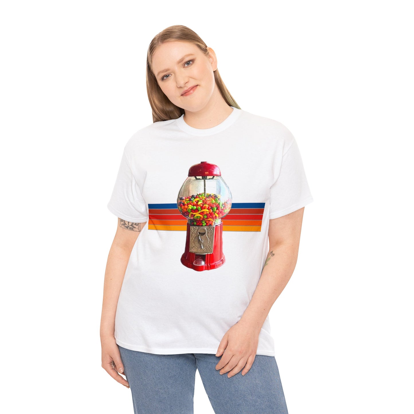 Candy Vending Machines, Gumball Machines, Coin Op Toy Dispenser Heavy Cotton Tee