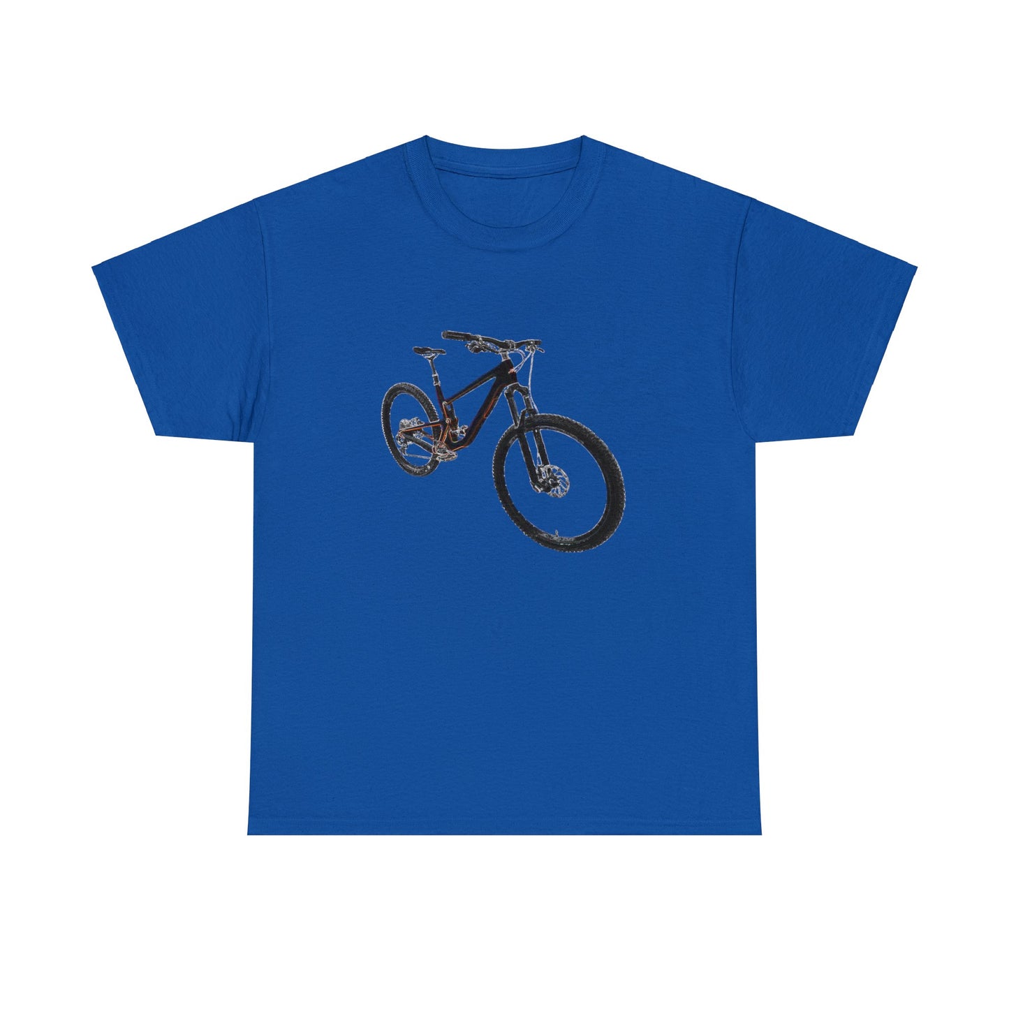 Mountain Bike, Mountain Biker, Full Suspension Mountain Bike, MTB Heavy Cotton Tee