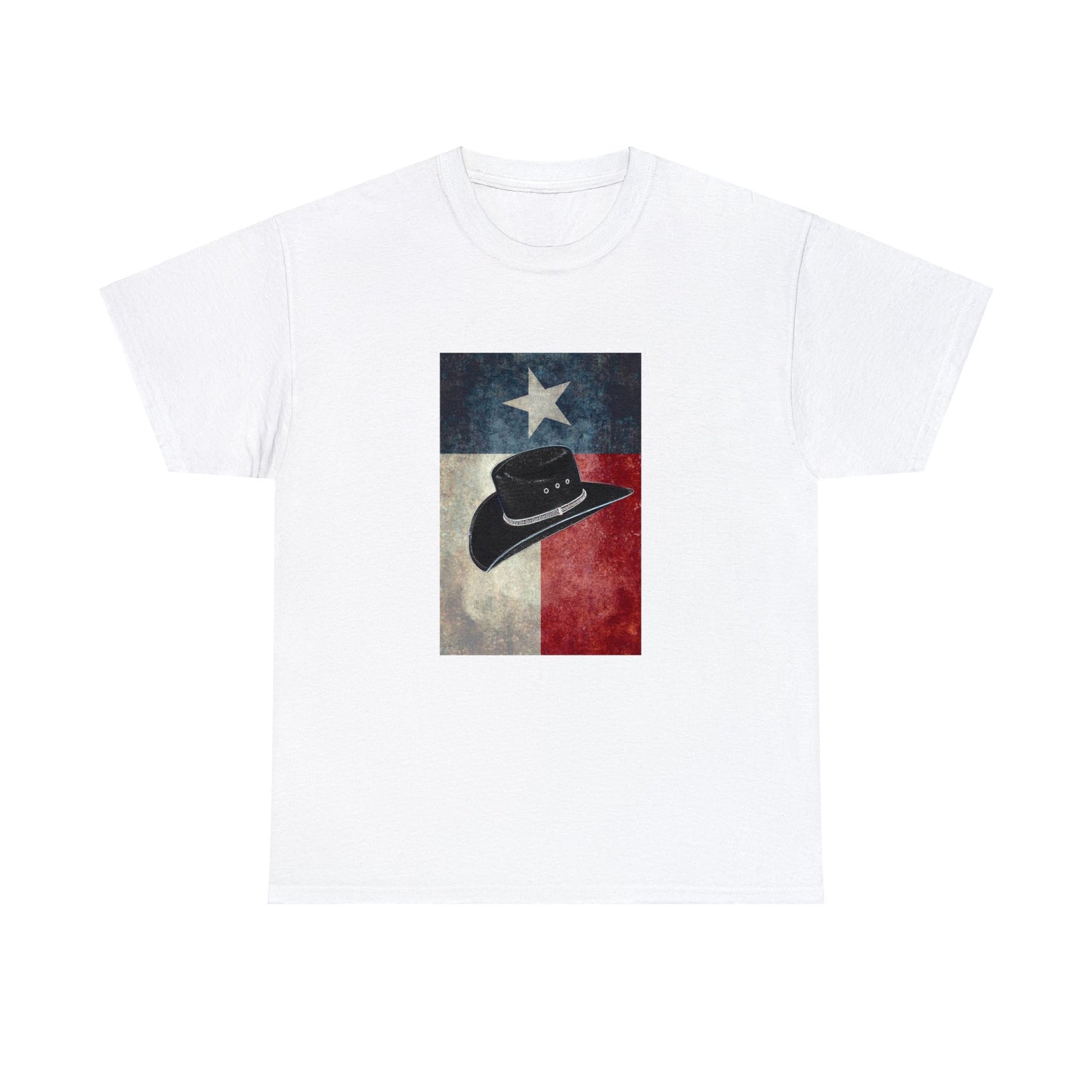 Vintage Retro Cowboy Cowgirl Hat Stetson Heavy Cotton Tee