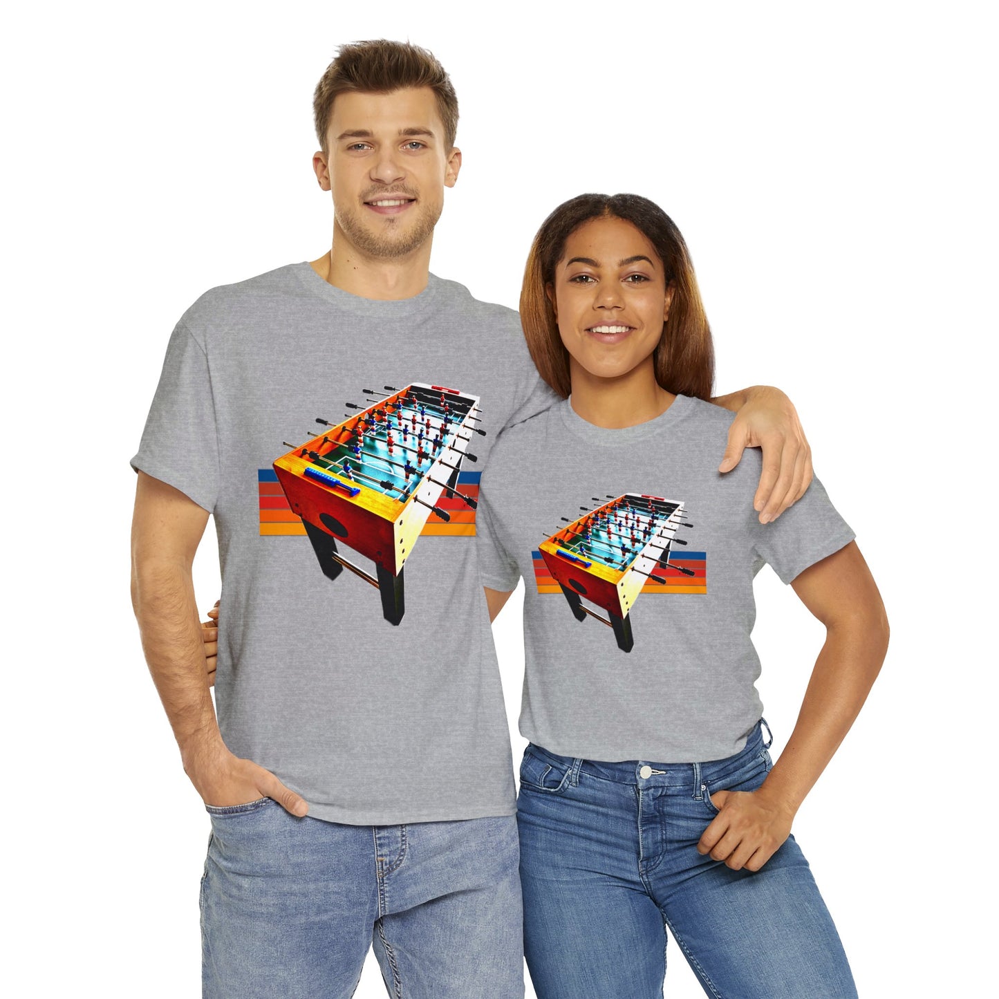 Table Soccer, Soccer Toy Game, Foos, Ball Soccer, Table Football Heavy Cotton Tee