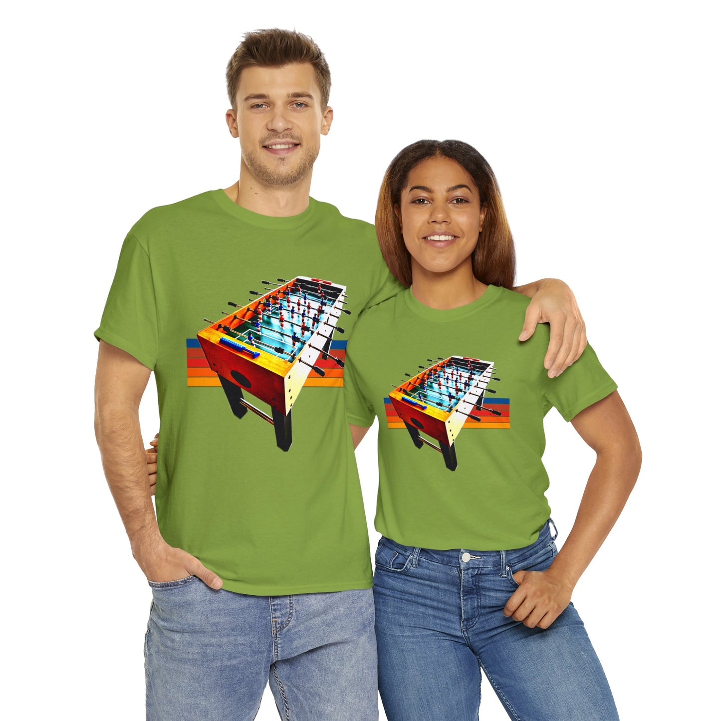Table Soccer, Soccer Toy Game, Foos, Ball Soccer, Table Football Heavy Cotton Tee