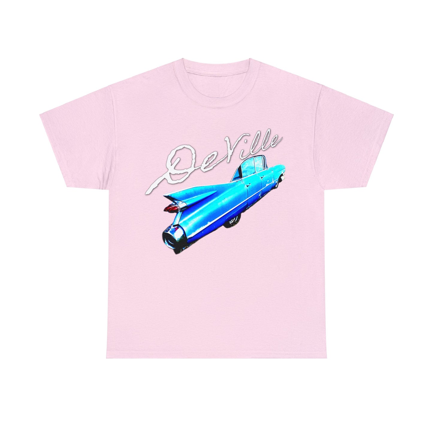 Deville Car, Antique American Car, Retro American Car, Caddy Heavy Cotton Tee