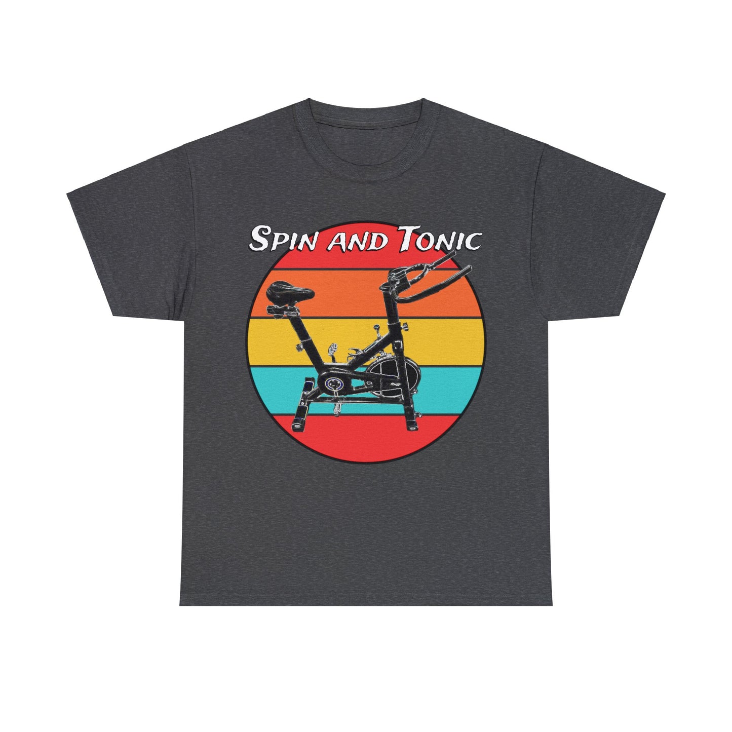 Spin Bike, Spin Class, Spinning, Stationary Bike, Indoor Cycling Heavy Cotton Tee