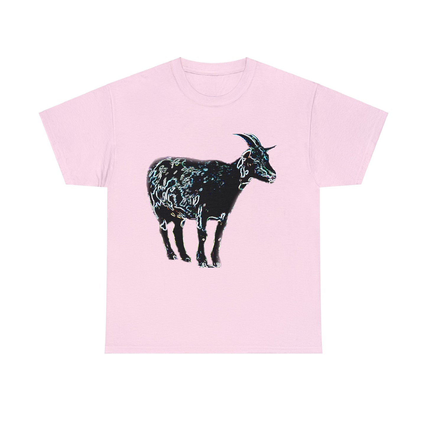 Vintage Retro Farm Goat, Billy Goat Heavy Cotton Tee