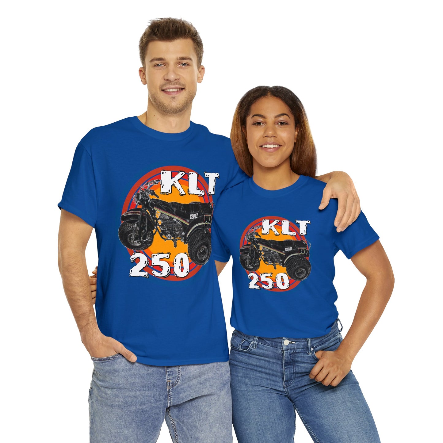 Vintage 1982 KLT 250 A Retro Three Wheeler ATV ATC Heavy Cotton Tee