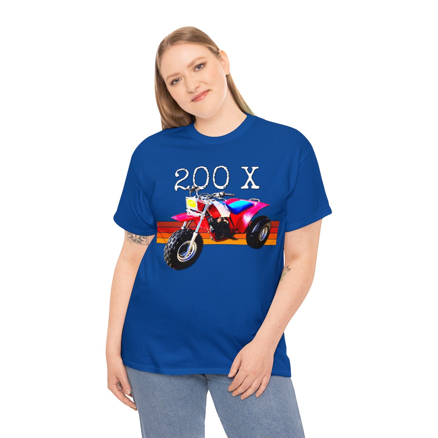 1985 Vintage Retro Three Wheeler ATV ATC 200x Heavy Cotton Tee