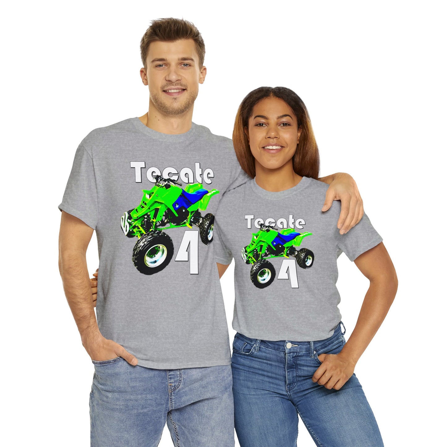 Tecate Vintage Four Wheeler 4 Wheeler ATC ATV Heavy Cotton Tee