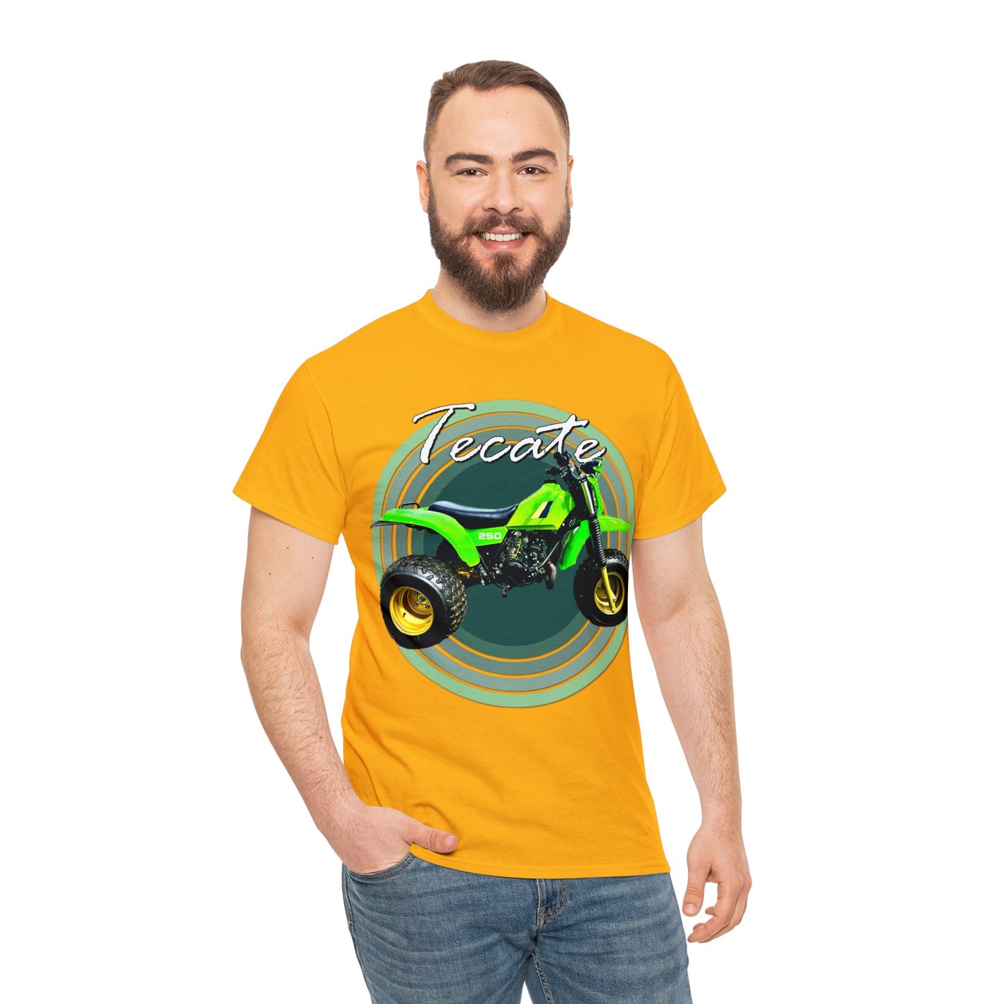 Tecate Vintage Three Wheeler 3 Wheeler ATC ATV Heavy Cotton Tee