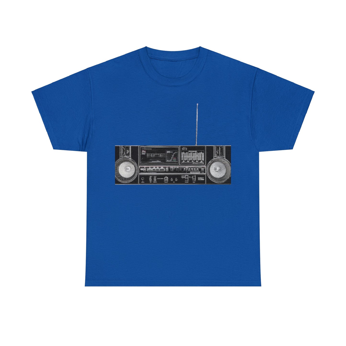 Ghetto Blaster, Jam Box, Boom Box, Vintage Stereo, Audiophile Heavy Cotton Tee