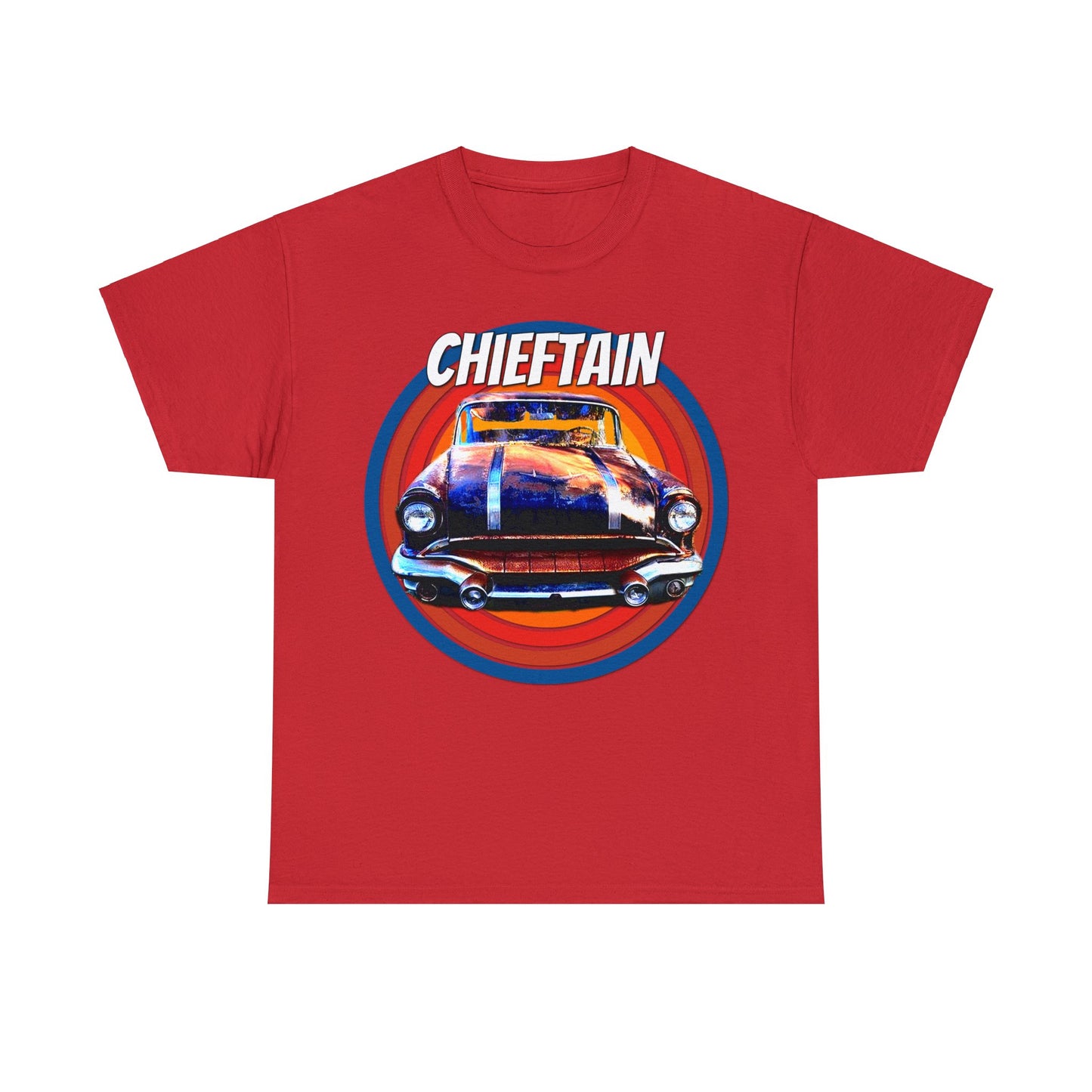 Vintage Chieftain Car, Antique Chieftain American Car Heavy Cotton Tee