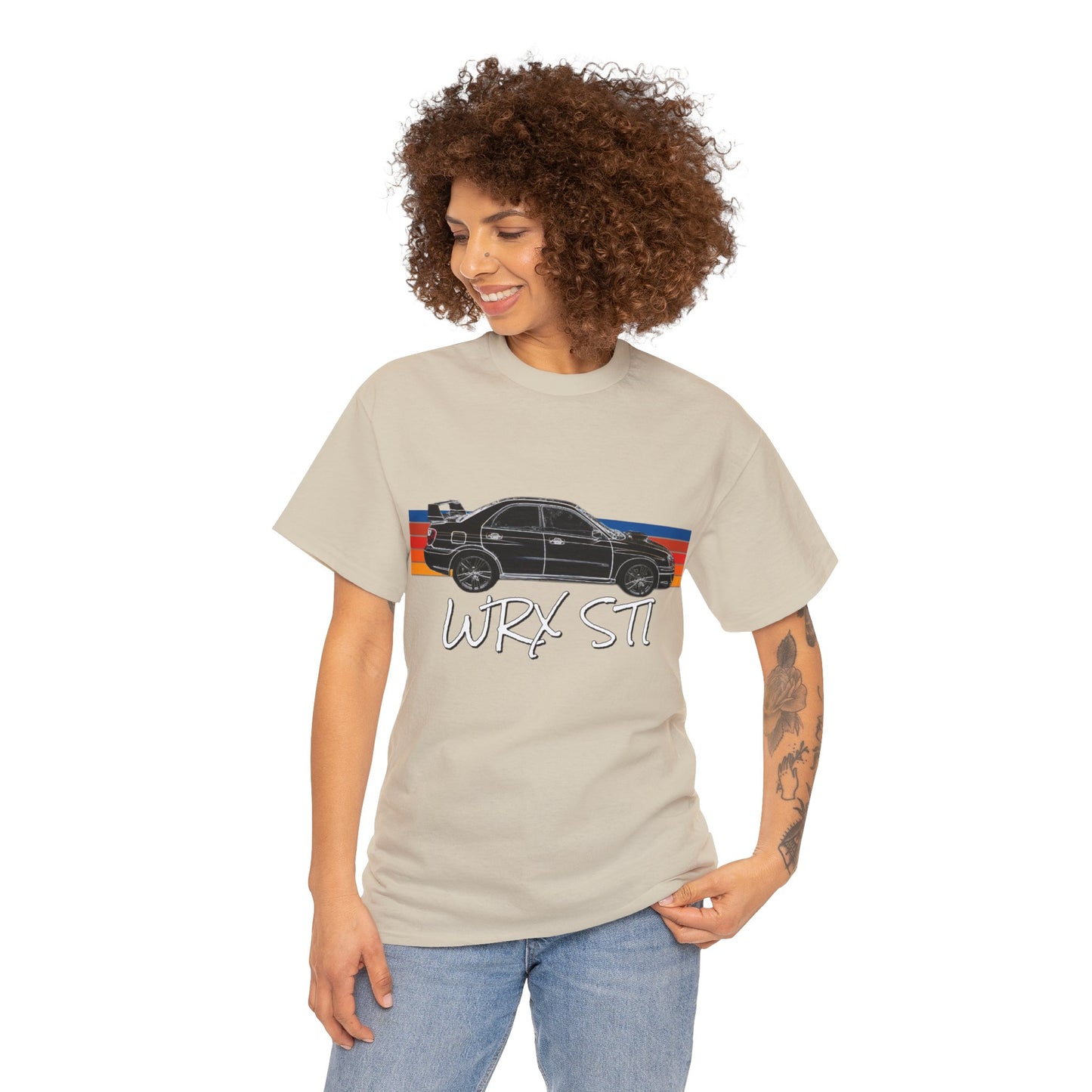 Impreza WRX STI Turbo Charged Subie Sports Car Heavy Cotton Tee