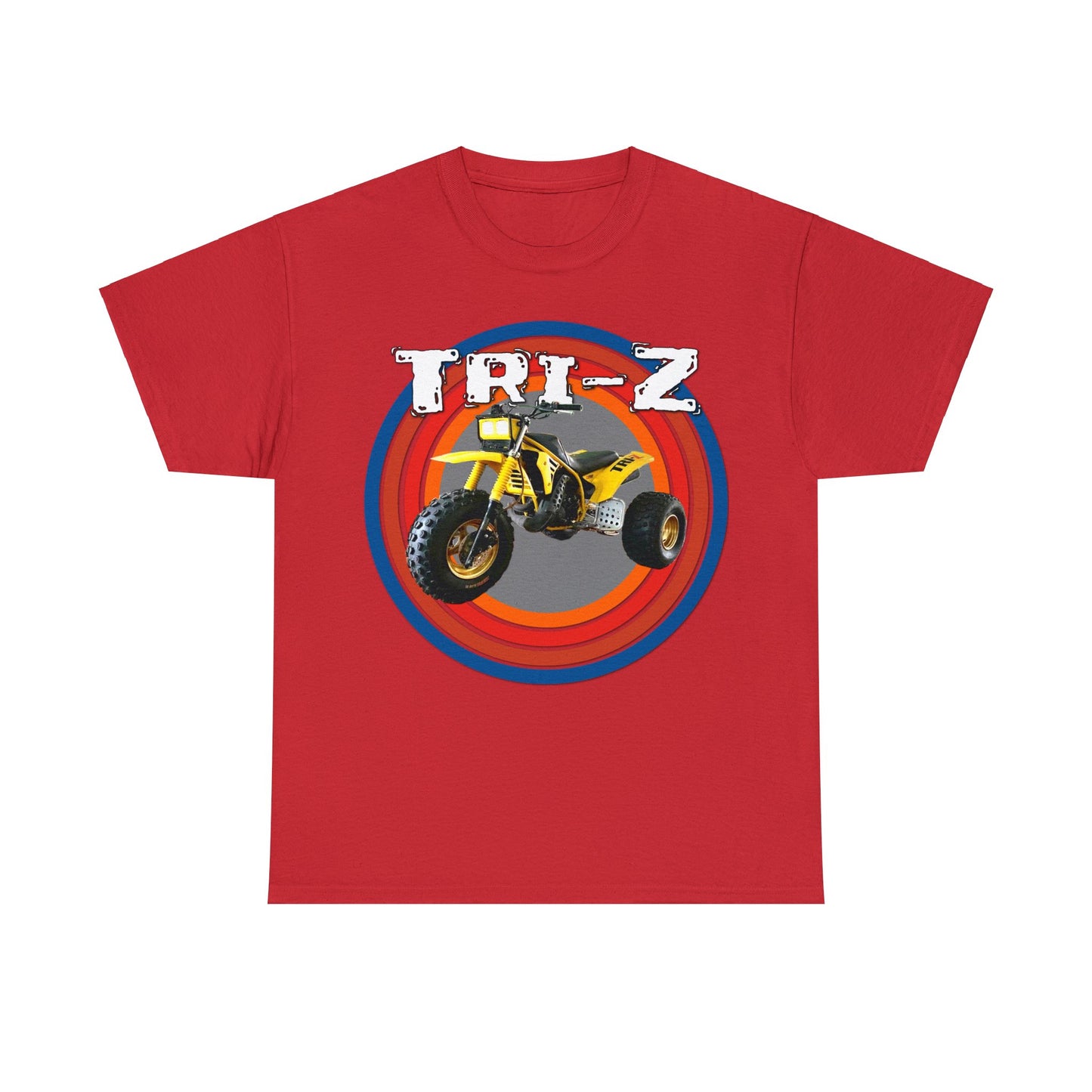 Tri Z Vintage Three Wheeler 3 Wheeler ATC ATV Heavy Cotton Tee