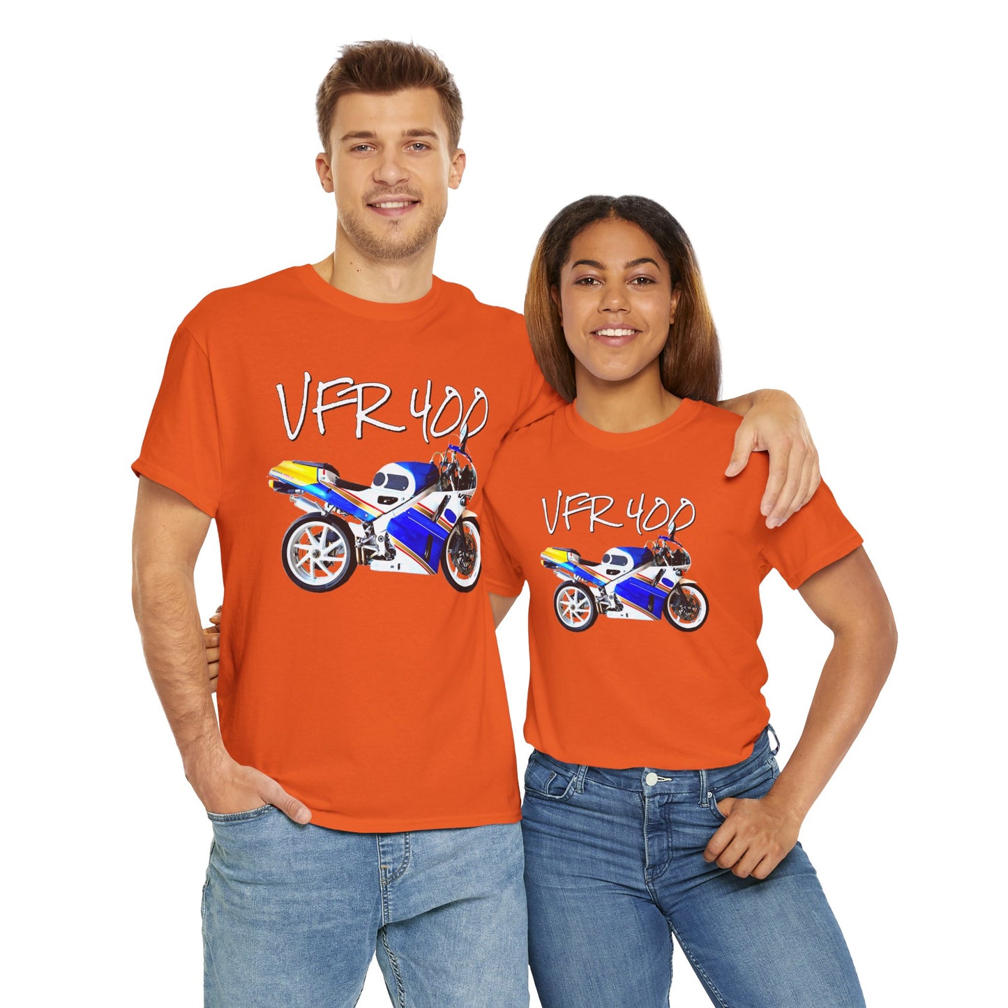 VFR 400 Motorcycle, Street Bike, Street Motorcycle, Sport Bike Heavy Cotton Tee