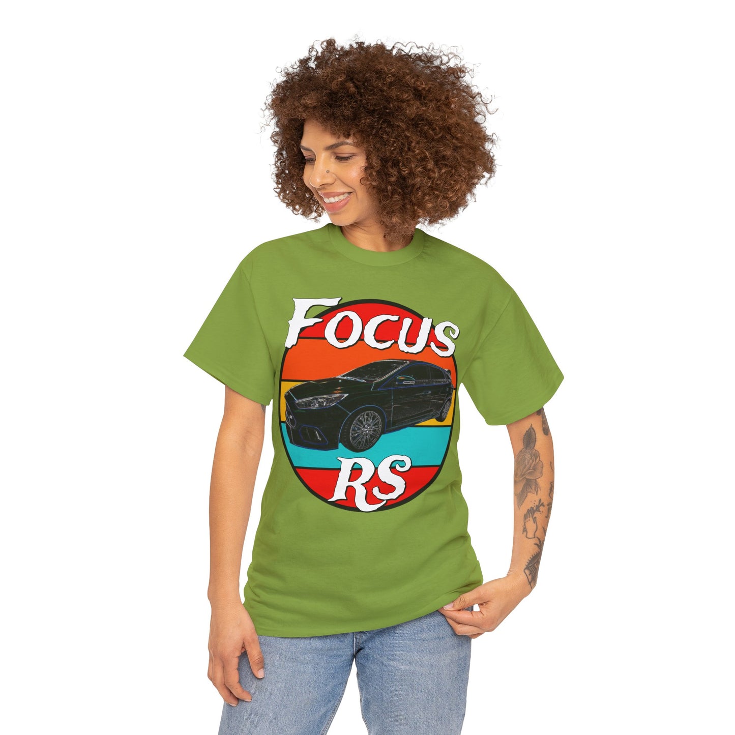 Focus RS Hot Hatch Turbo Charged Hatchback Sports Car Heavy Cotton Tee