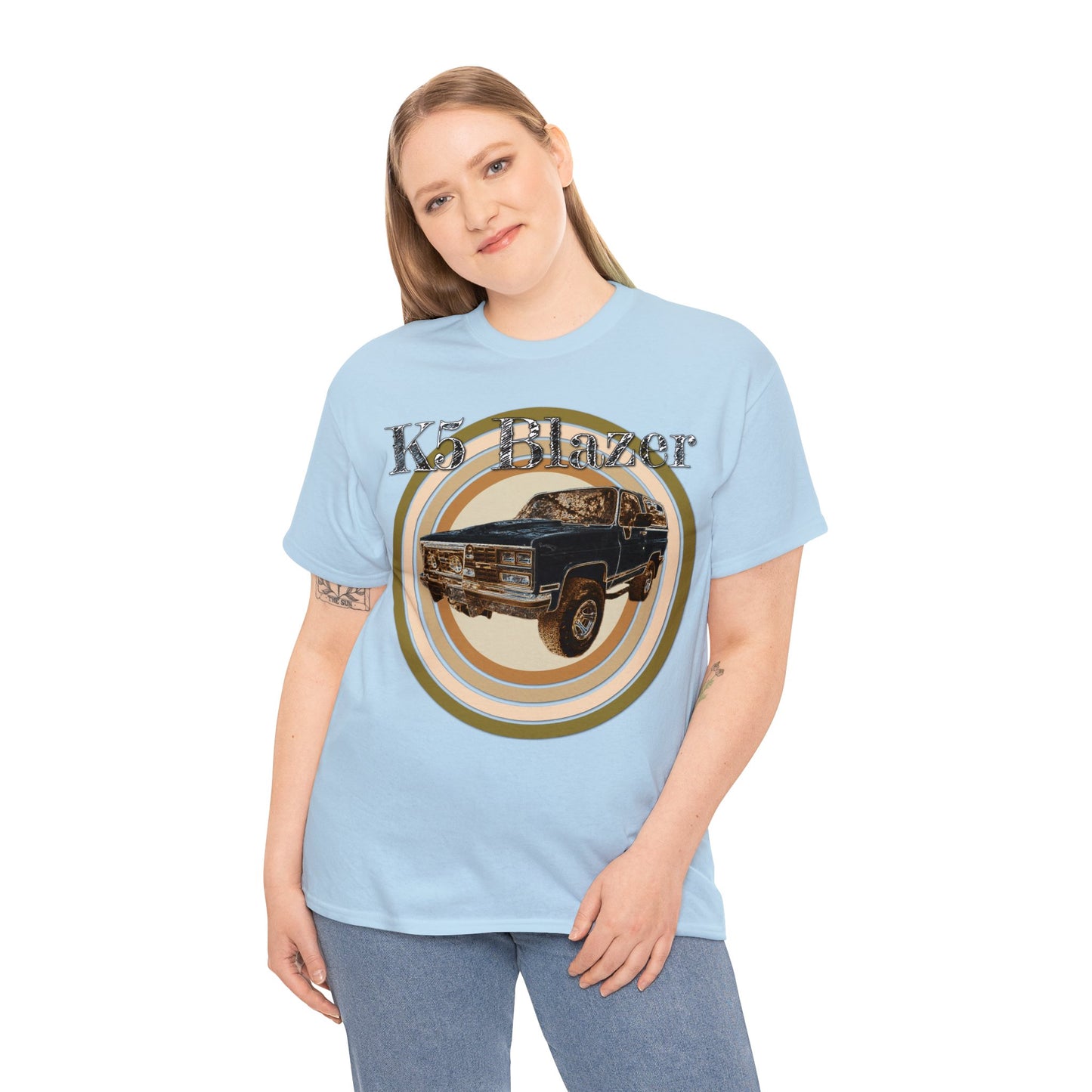 K5 Blazer Truck, 4x4 Truck, Vintage Blazer, Retro Blazer Car Heavy Cotton Tee