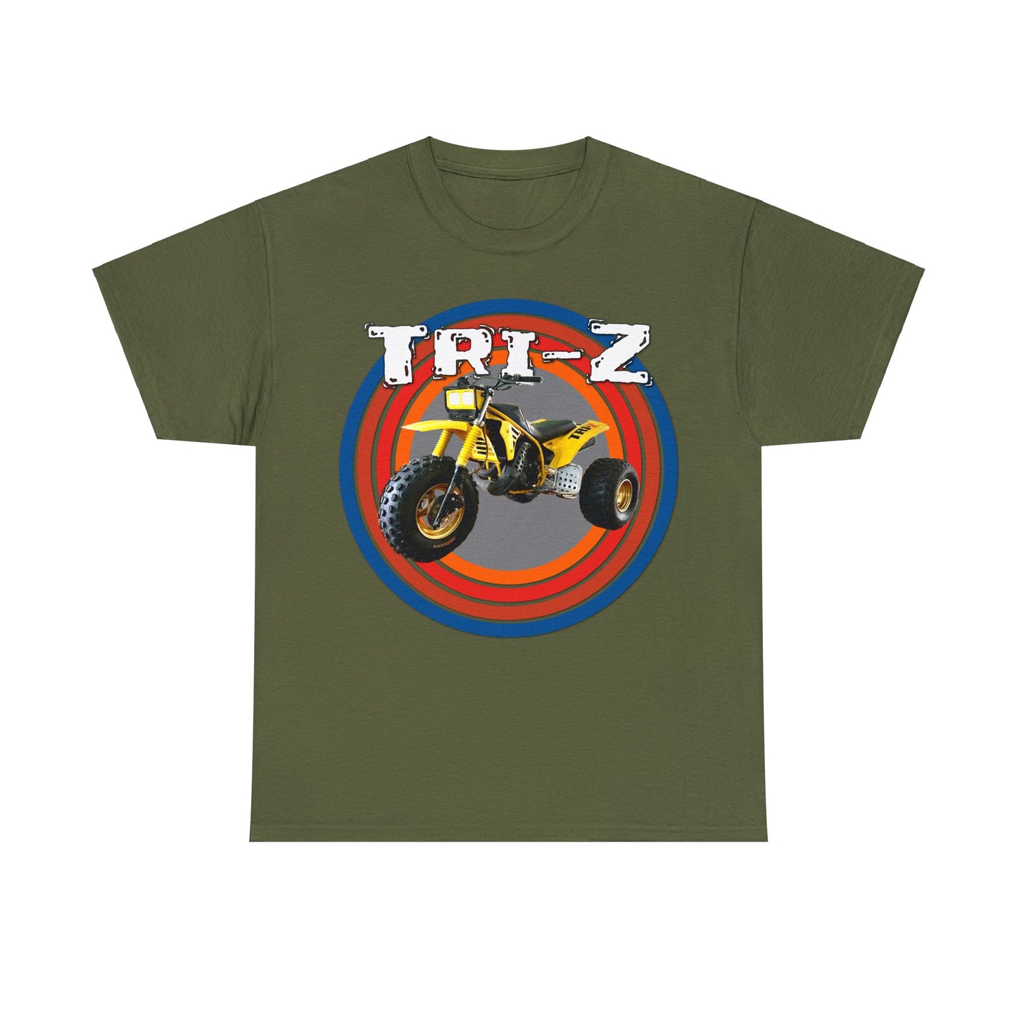 Tri Z Vintage Three Wheeler 3 Wheeler ATC ATV Heavy Cotton Tee