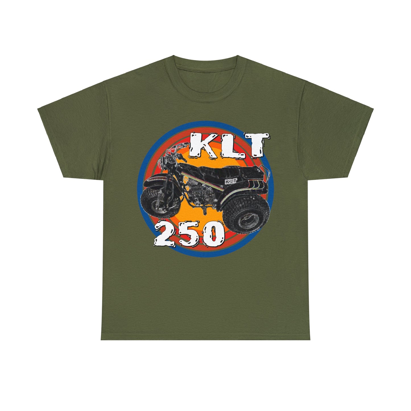 Vintage 1982 KLT 250 A Retro Three Wheeler ATV ATC Heavy Cotton Tee