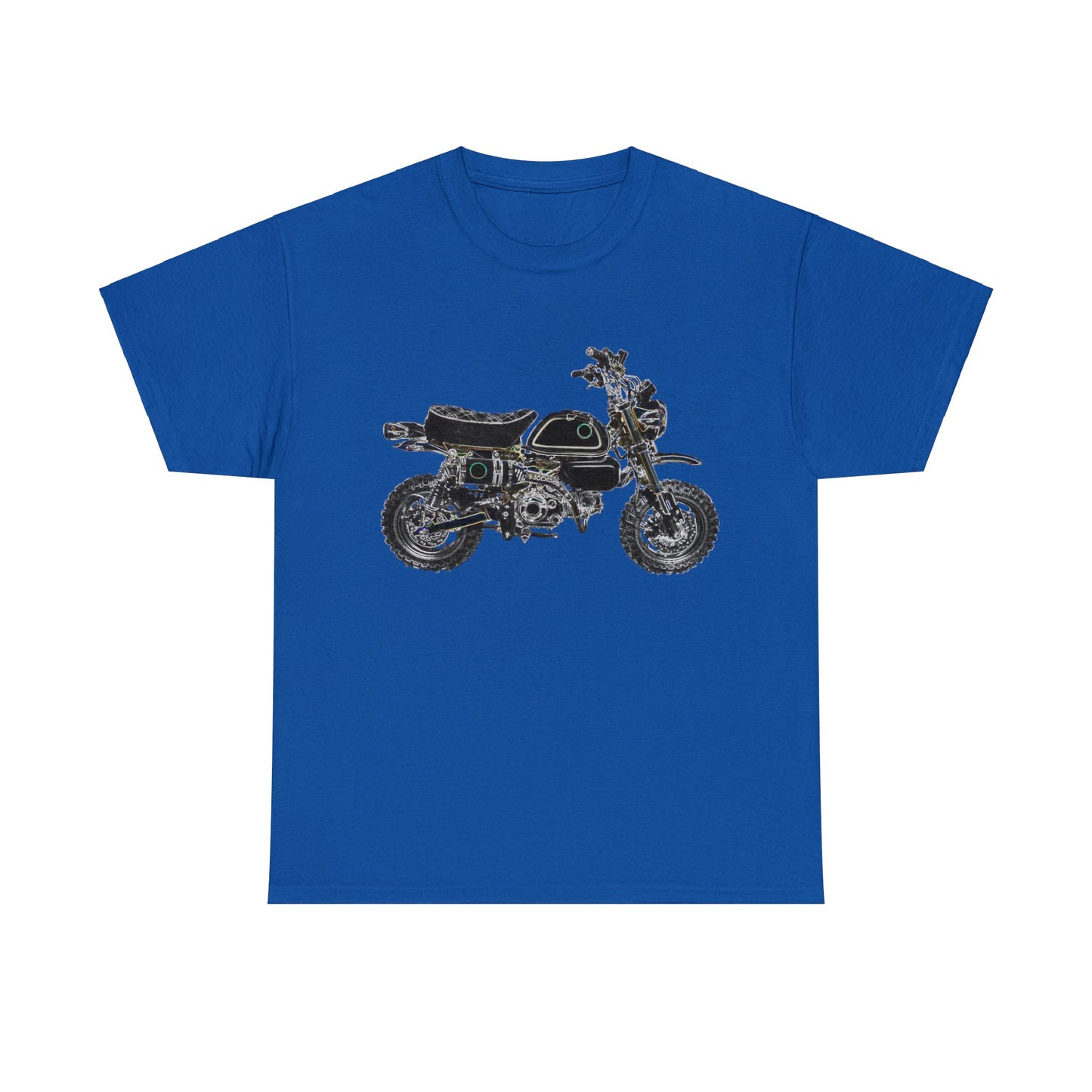 125Z Monkey Motorcycle, Mini Bike, Motocross, Off Road Heavy Cotton Tee