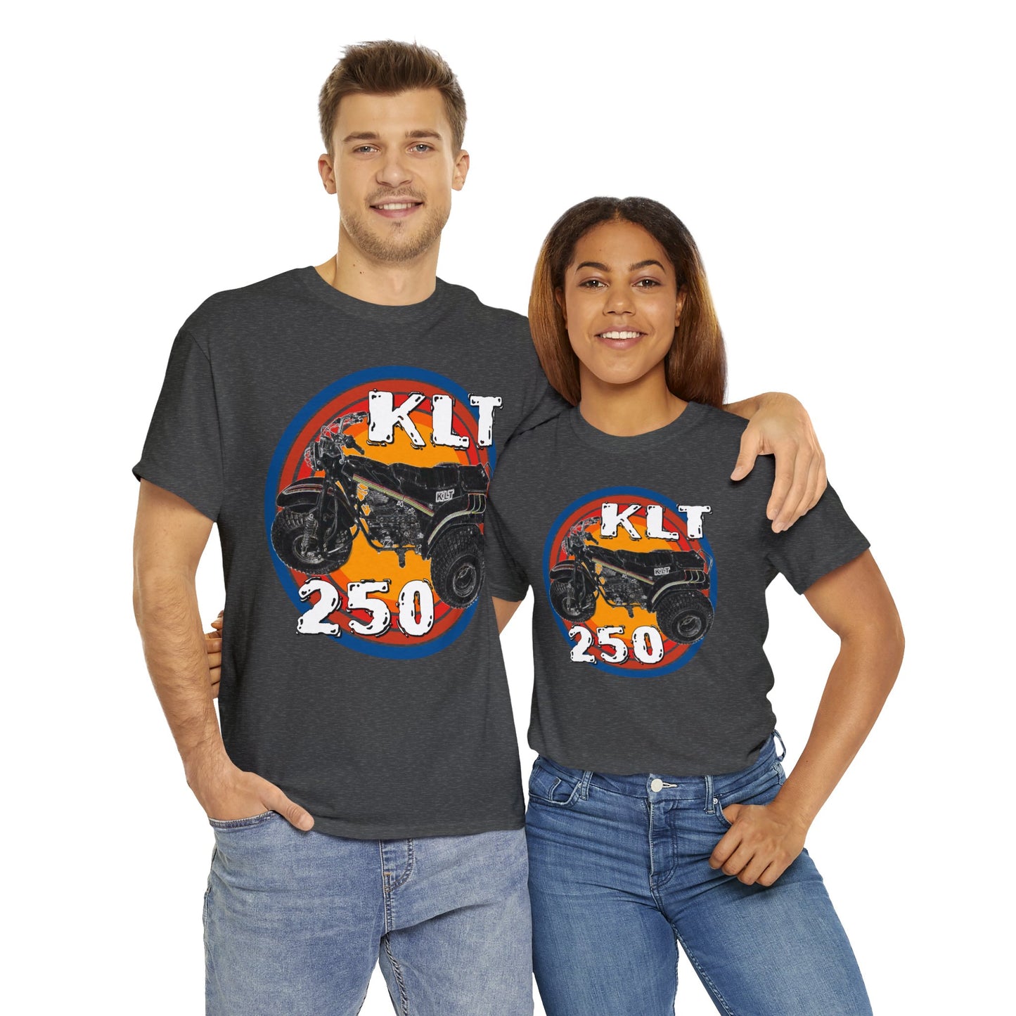 Vintage 1982 KLT 250 A Retro Three Wheeler ATV ATC Heavy Cotton Tee