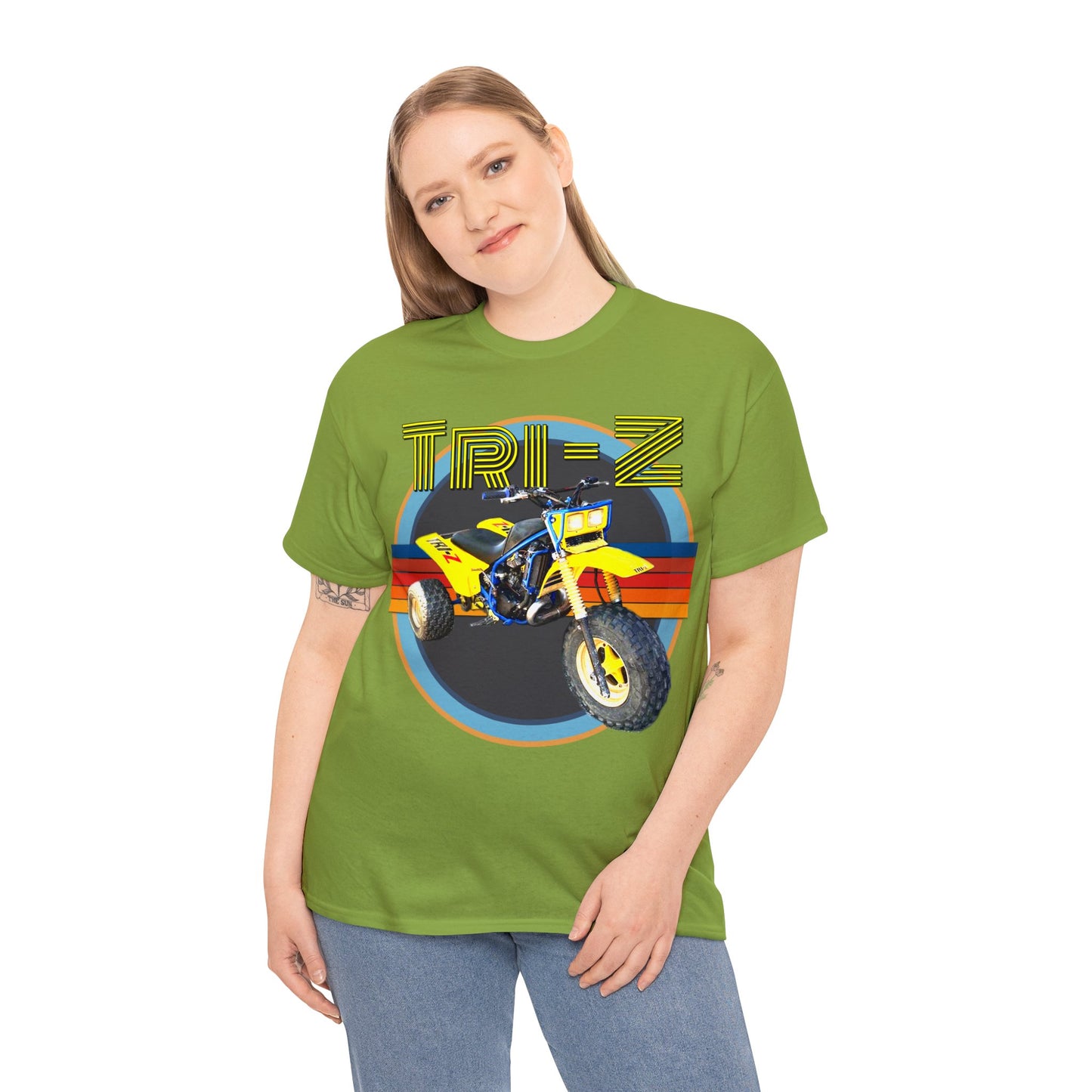 Tri Z Vintage Three Wheeler 3 Wheeler ATC ATV Heavy Cotton Tee