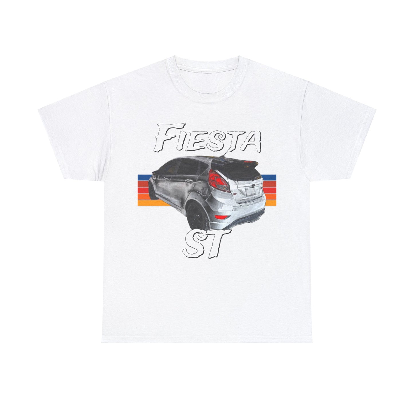 Fiesta ST Hot Hatch Turbo Charged Hatchback Sports Car Heavy Cotton Tee