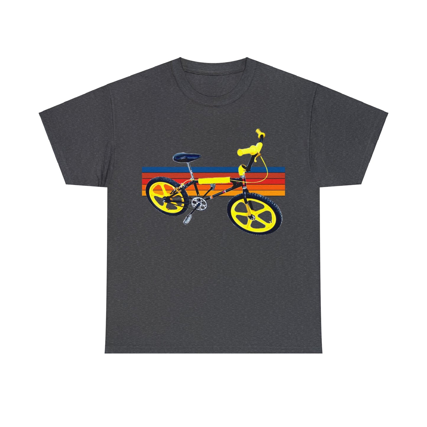 BMX, Old School Bike, Vintage BMX Bike, Retro Dirt Bicycle, 1980's Heavy Cotton Tee