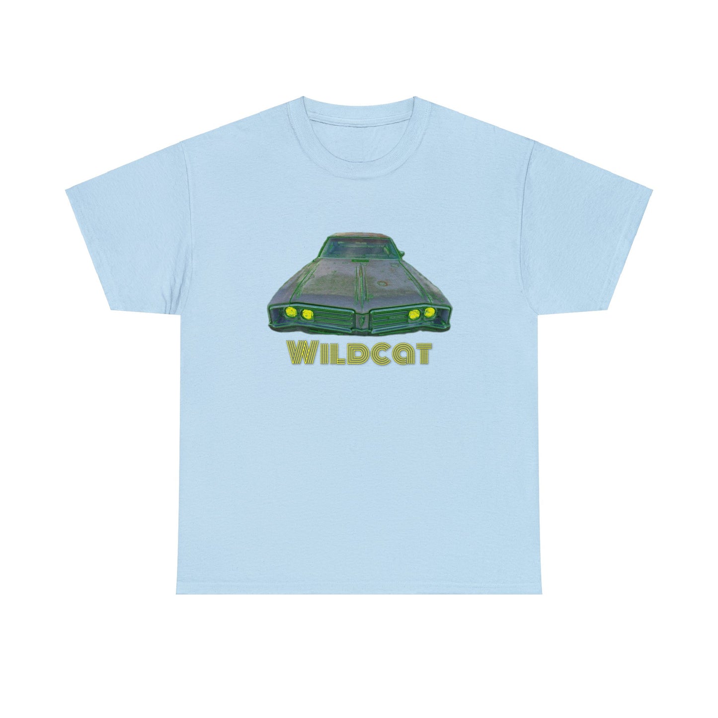 Vintage Wildcat Antique American Muscle Car Heavy Cotton Tee