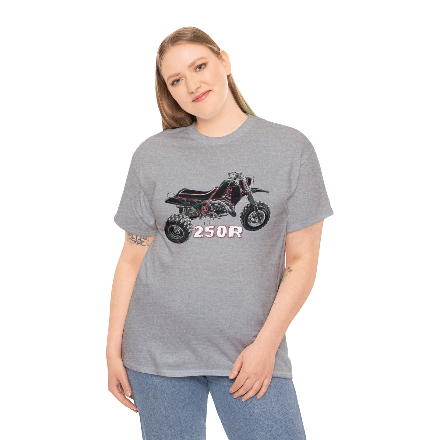 3 Wheeler, Vintage Three Wheeler, All Terrain Vehicle, 250R Heavy Cotton Tee