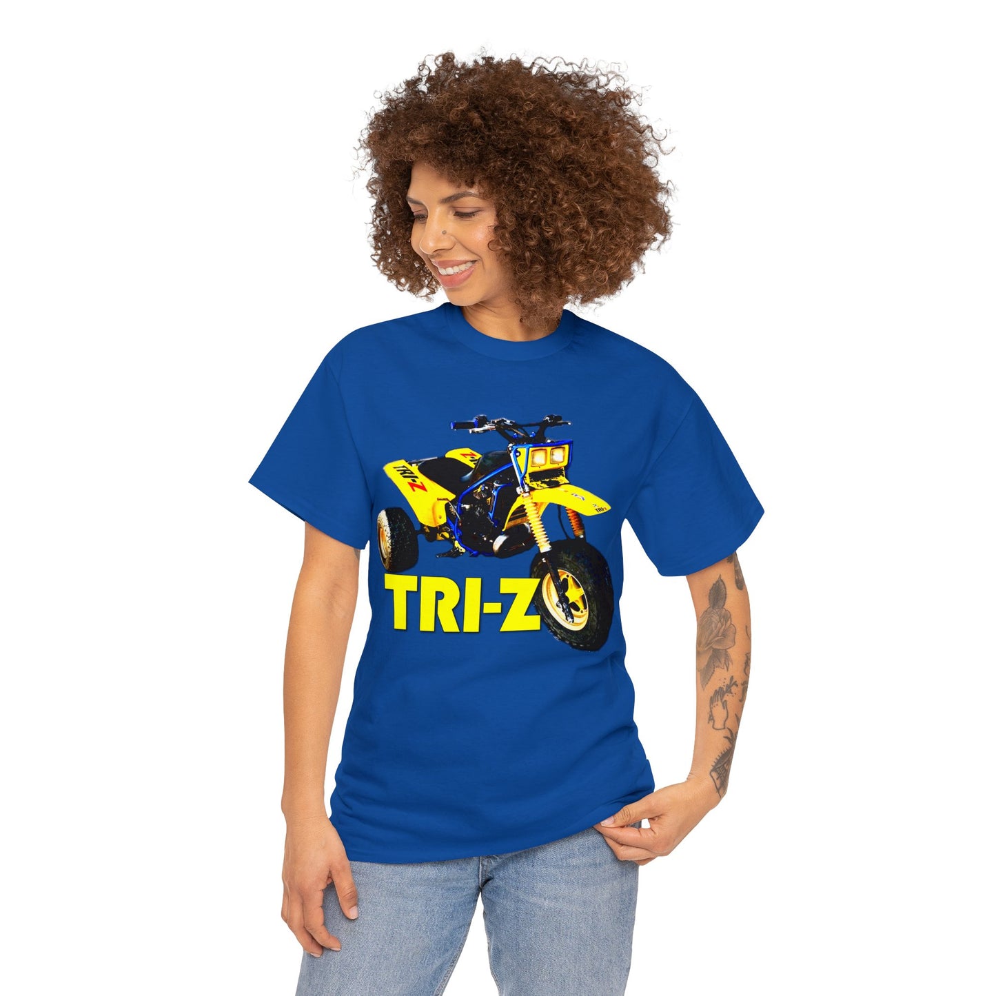 Tri Z Vintage Three Wheeler 3 Wheeler ATC ATV Heavy Cotton Tee